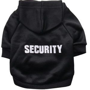 SECURITY Dog Pet Hoodie Sweatshirt Novelty XS